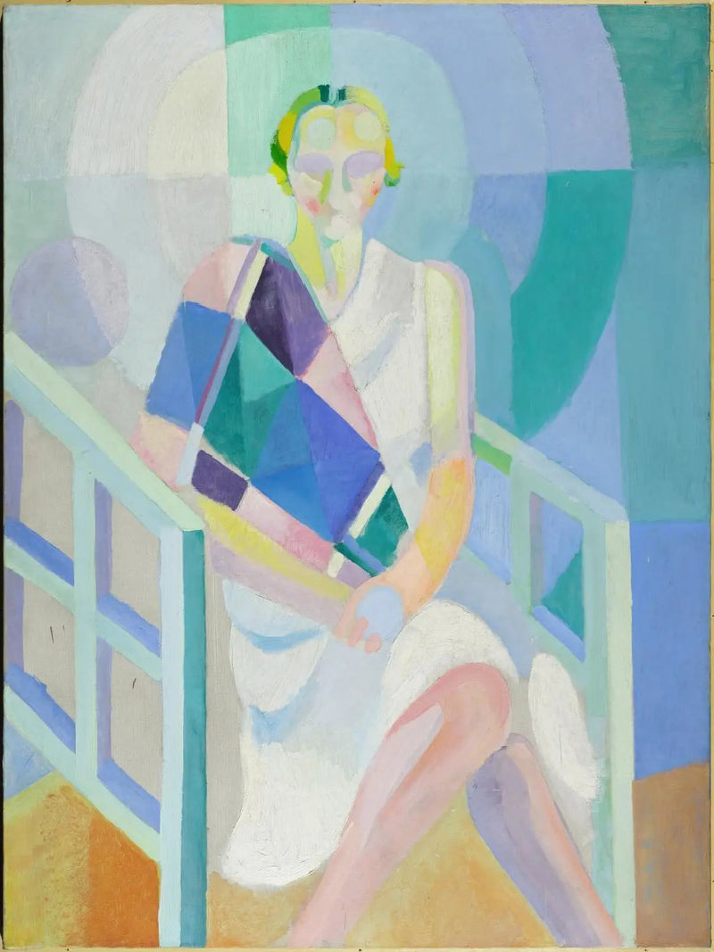 Portrait de Madame Heim - Robert Delaunay