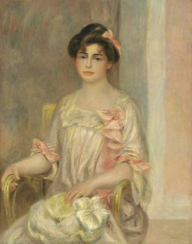 Portrait de Madame Josse Bernheim-Dauberville - Pierre-Auguste Renoir