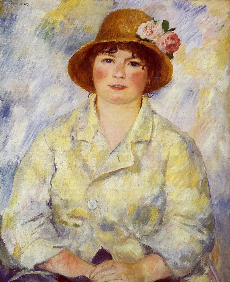 portrait de madame Renoir - Pierre-Auguste Renoir