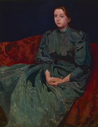 Portrait de Madeline, la sœur de l'artiste - Émile Bernard