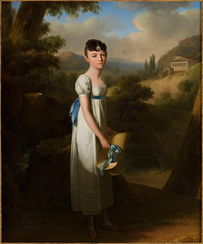Portrait de Mademoiselle Athénaïs d'Albenas - Louis-Léopold Boilly