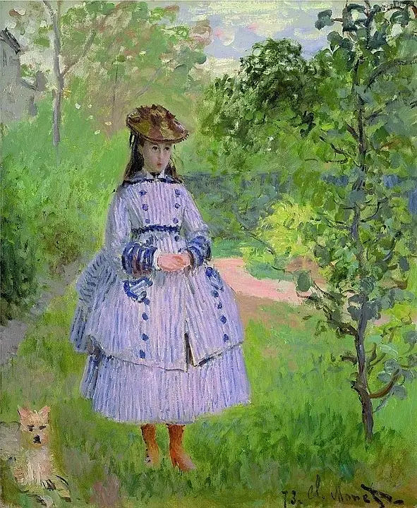 Reproduction du tableau « Portrait de Mademoiselle Bonnet - Claude Monet » par Alpha Reproduction en peinture à l’huile