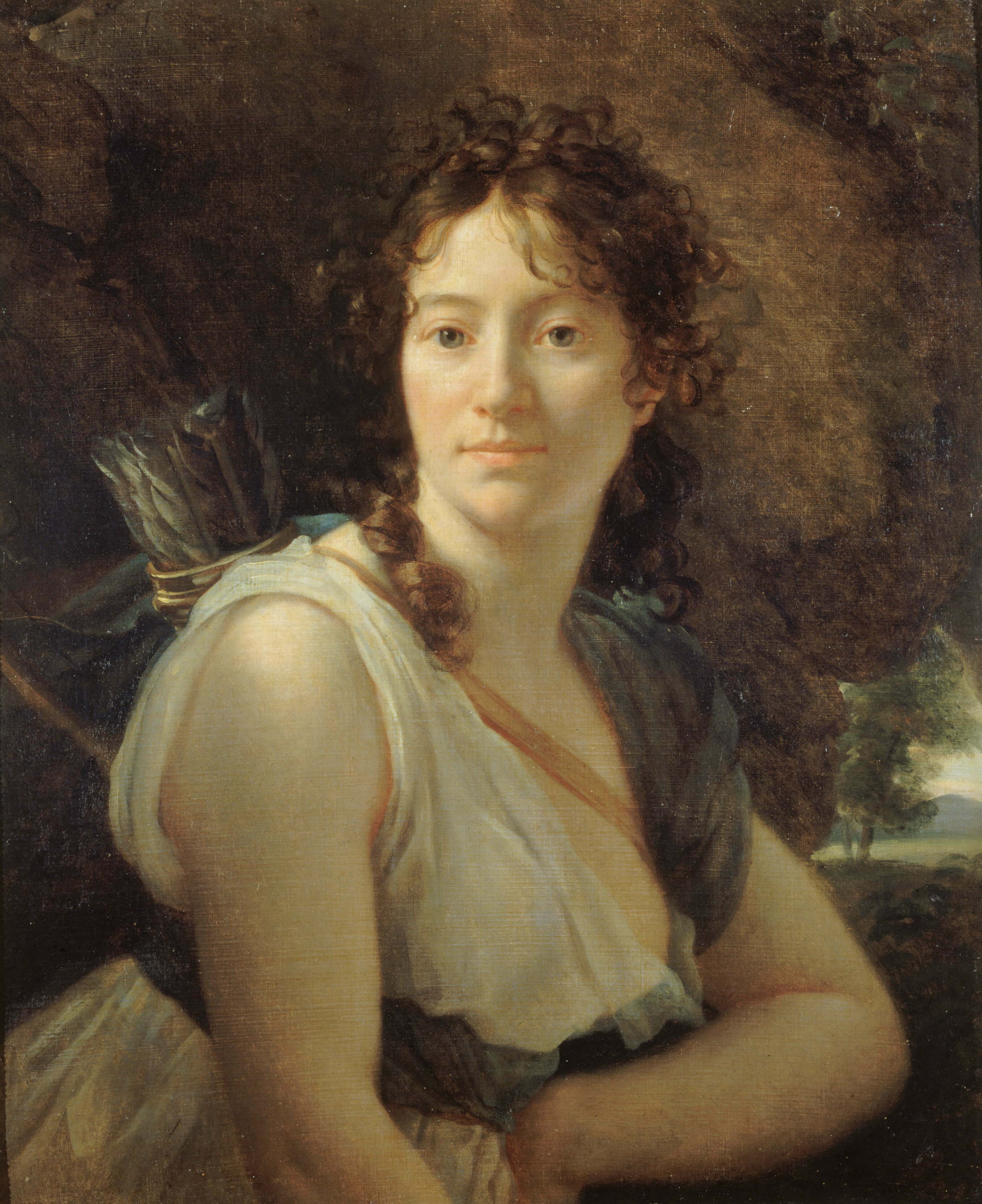 Portrait de Mademoiselle Duchesnois (1777-1835), sociétaire de la Comédie-Française, dans le rôle de Didon - François Gérard