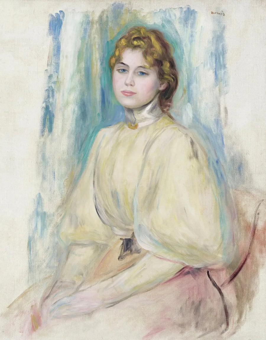 Portrait de Mademoiselle Yvonne Lerolle - Pierre-Auguste Renoir