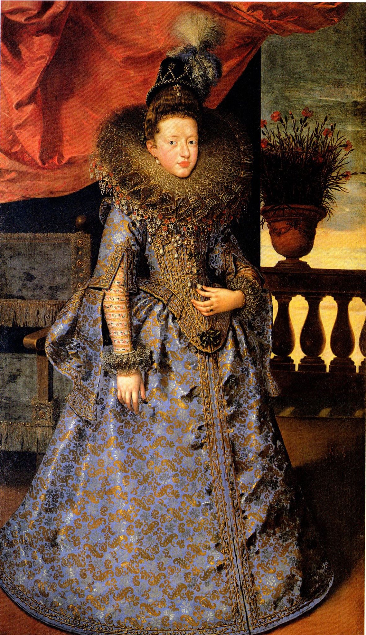 Portrait de Margherita Gonzaga (1591–1632), princesse de Mantoue - Frans Pourbus the Younger