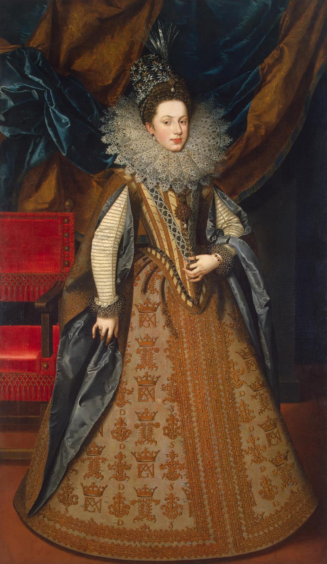 Portrait de Marguerite de Savoie, duchesse de Mantoue - Frans Pourbus the Younger