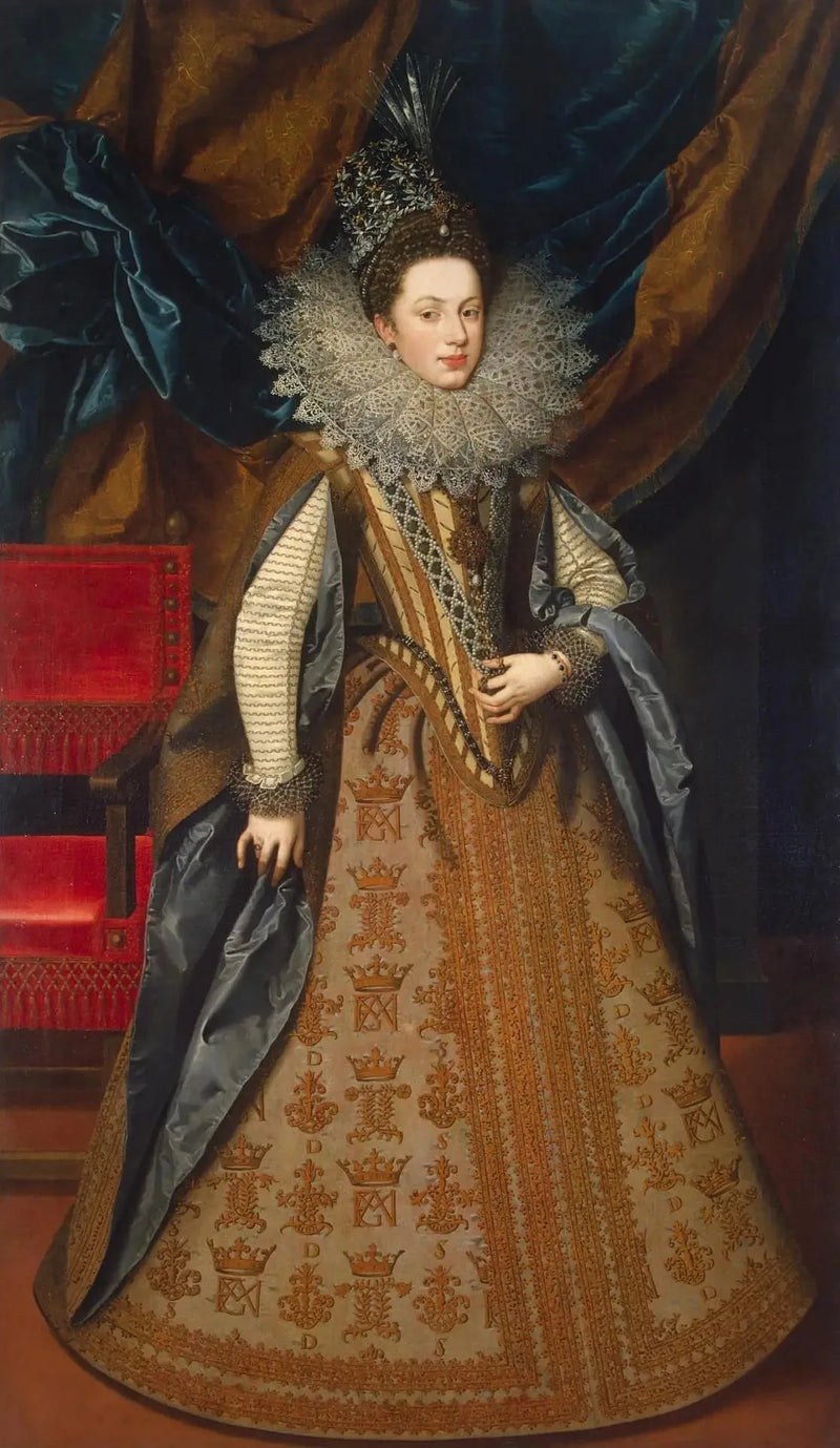 Portrait de Marguerite de Savoie, duchesse de Mantoue - Frans Pourbus the Younger