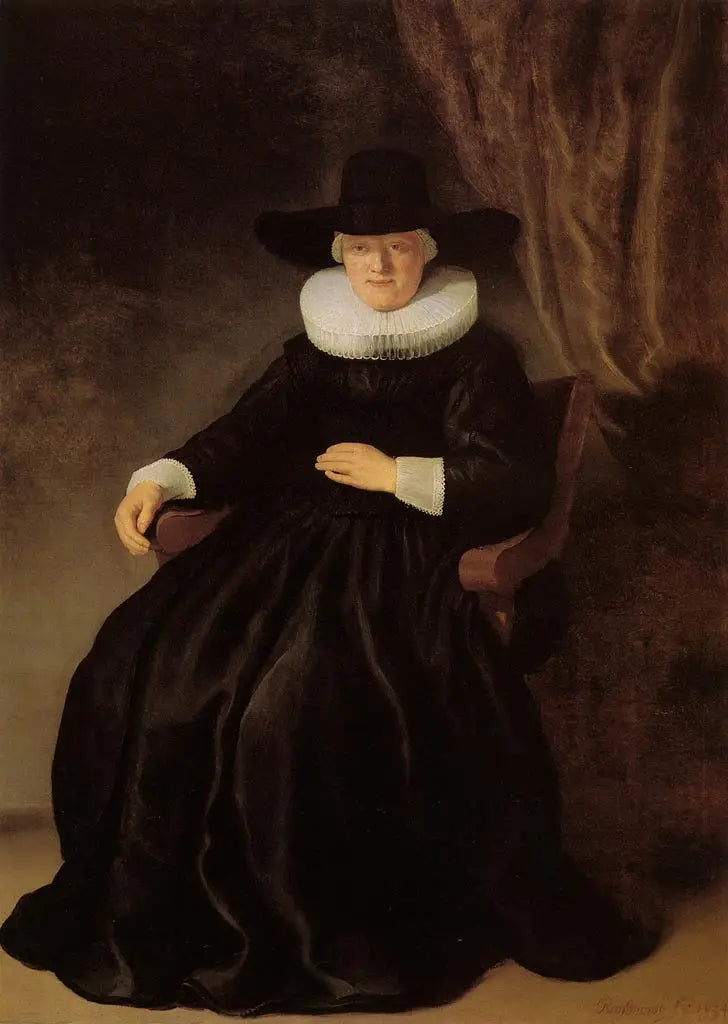 Portrait de Maria Bockenolle - Rembrandt