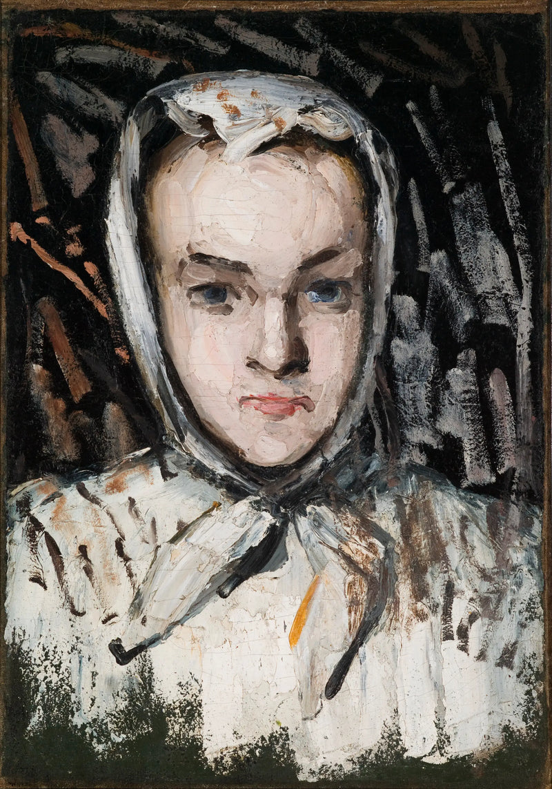 Portrait de Marie Cézanne, sœur de l'artiste - Paul Cézanne
