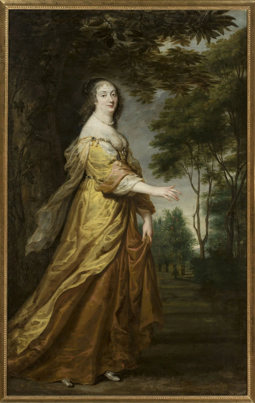 Portrait de Marie Louise Gonzague de Nevers. - Juste d'Egmont image 1 reproduction réalisée par Alpha Reproduction