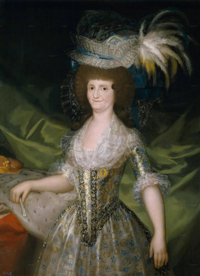 Portrait de Marie-Louise de Parme, reine d'Espagne - Francisco de Goya