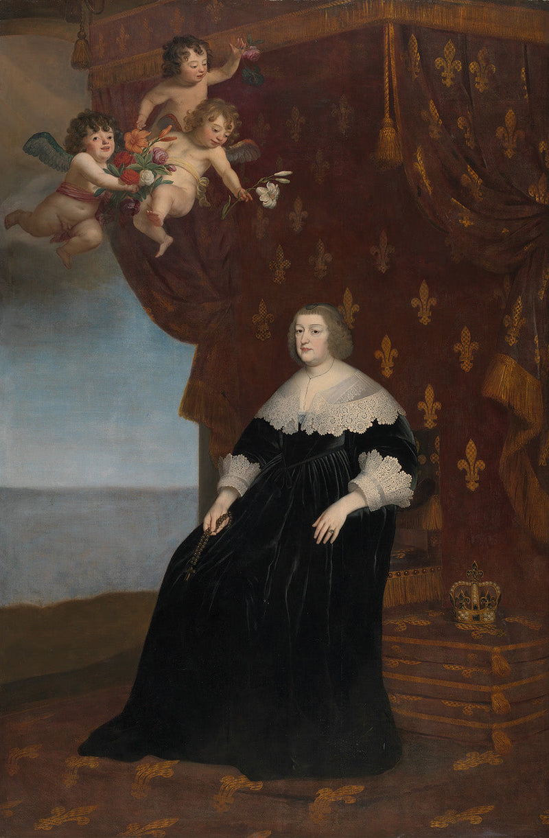 Portrait de Marie de Médicis - Gerrit van Honthorst