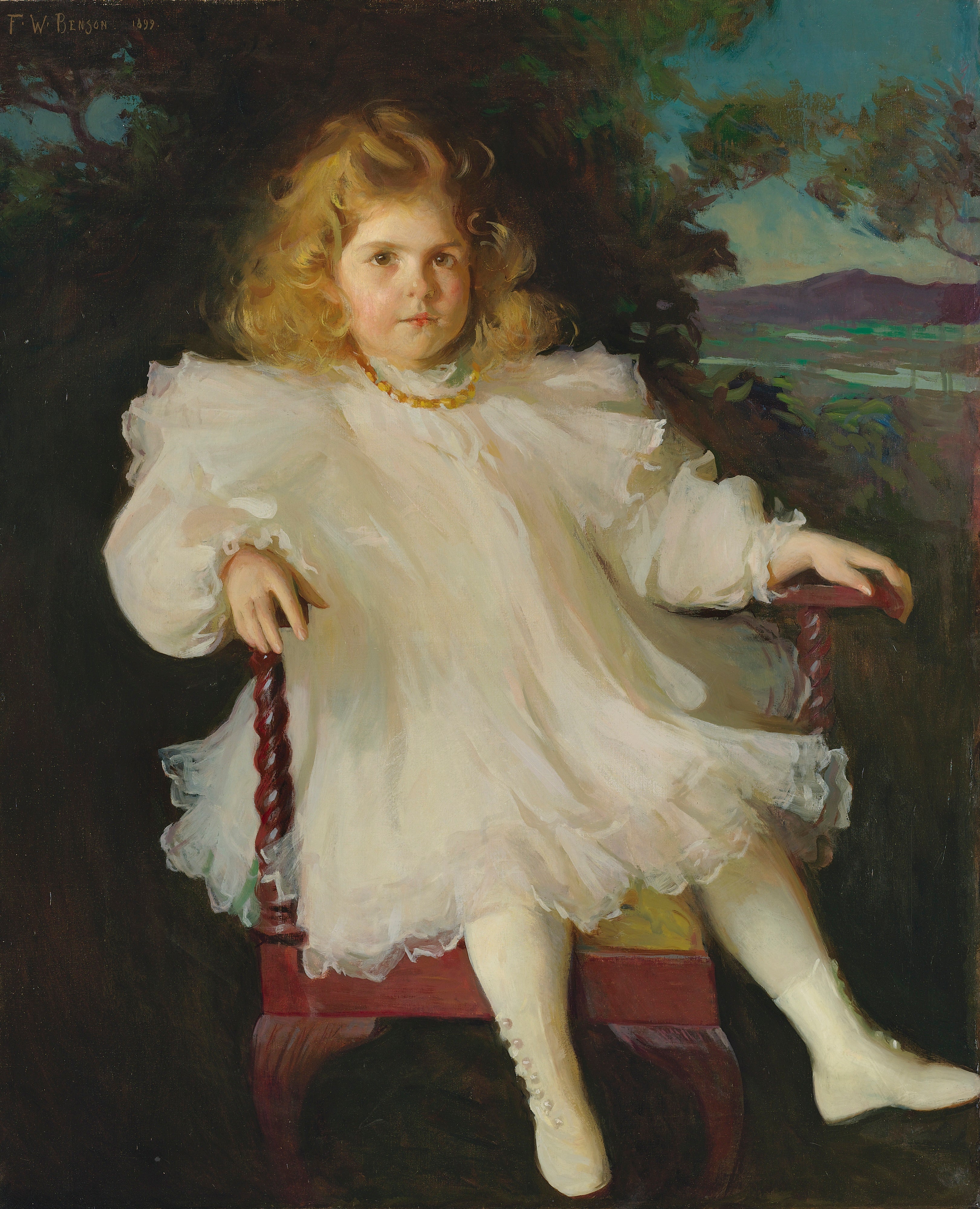Portrait de Marjorie Coldwell Westinghouse - Frank Weston Benson