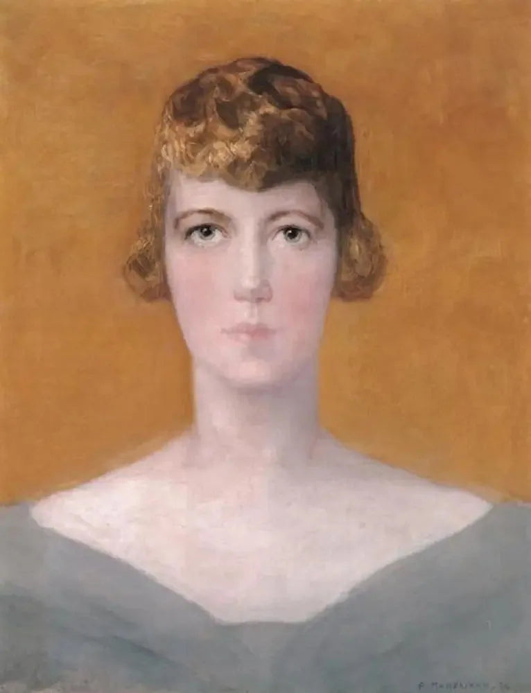Portrait de Martha Frieda de Fries (1893-...) - Piet Mondrian