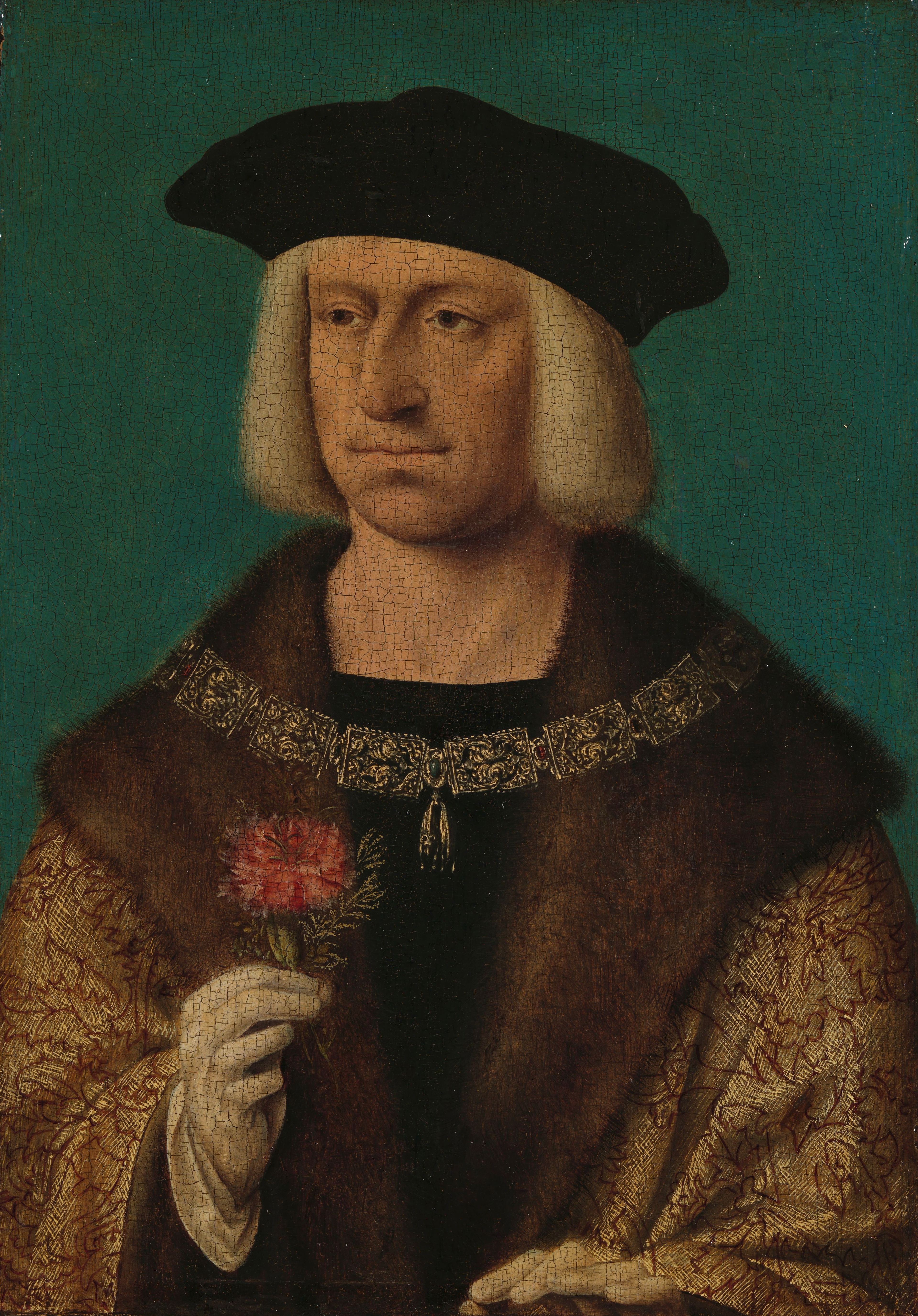 Portrait de Maximilien Ier (1459-1519) - Joos van Cleve - Alpha Reproduction