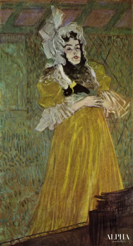 Portrait de May Belfort - Toulouse Lautrec - Reproductions de tableaux et peintures haut de gamme