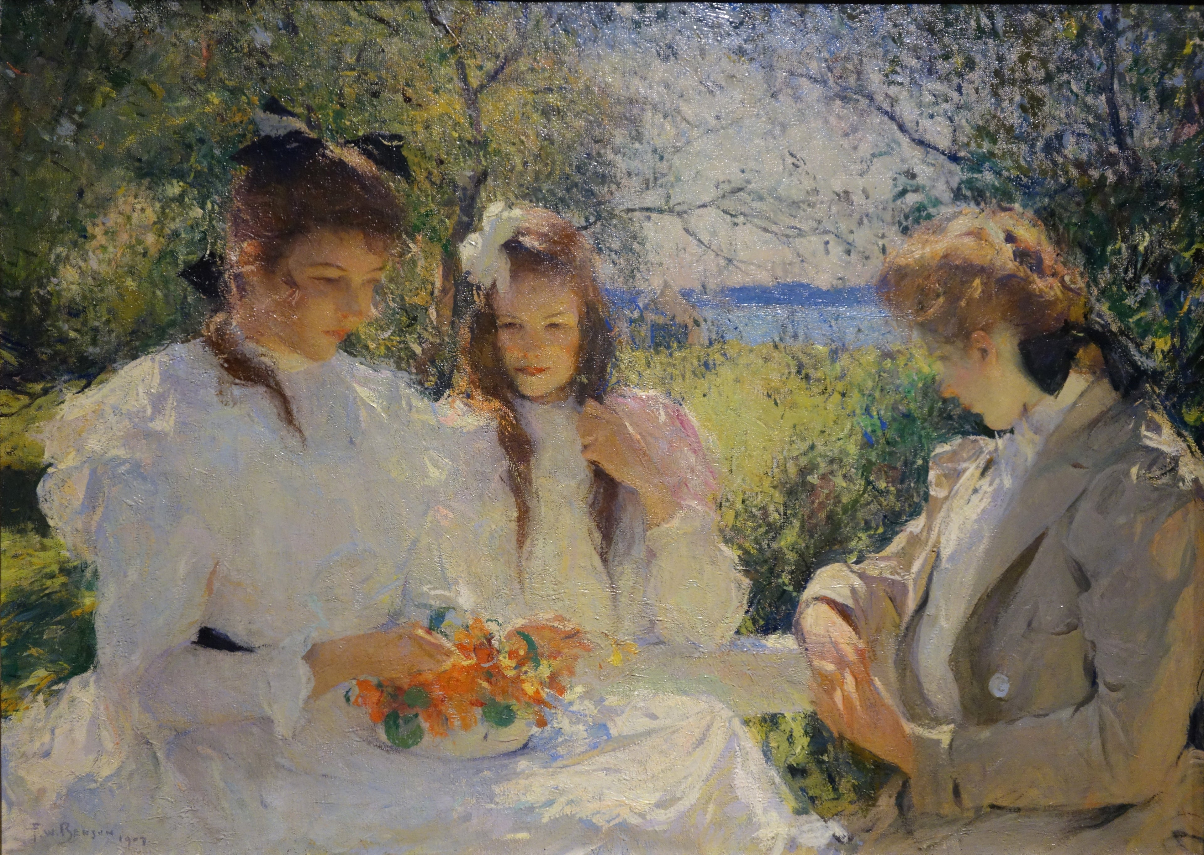 Portrait de mes filles - Frank Weston Benson