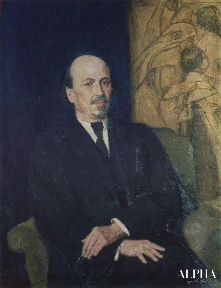 Portrait de Mikhail Nesterov - Viktor Vasnetsov - Reproductions de tableaux et peintures haut de gamme