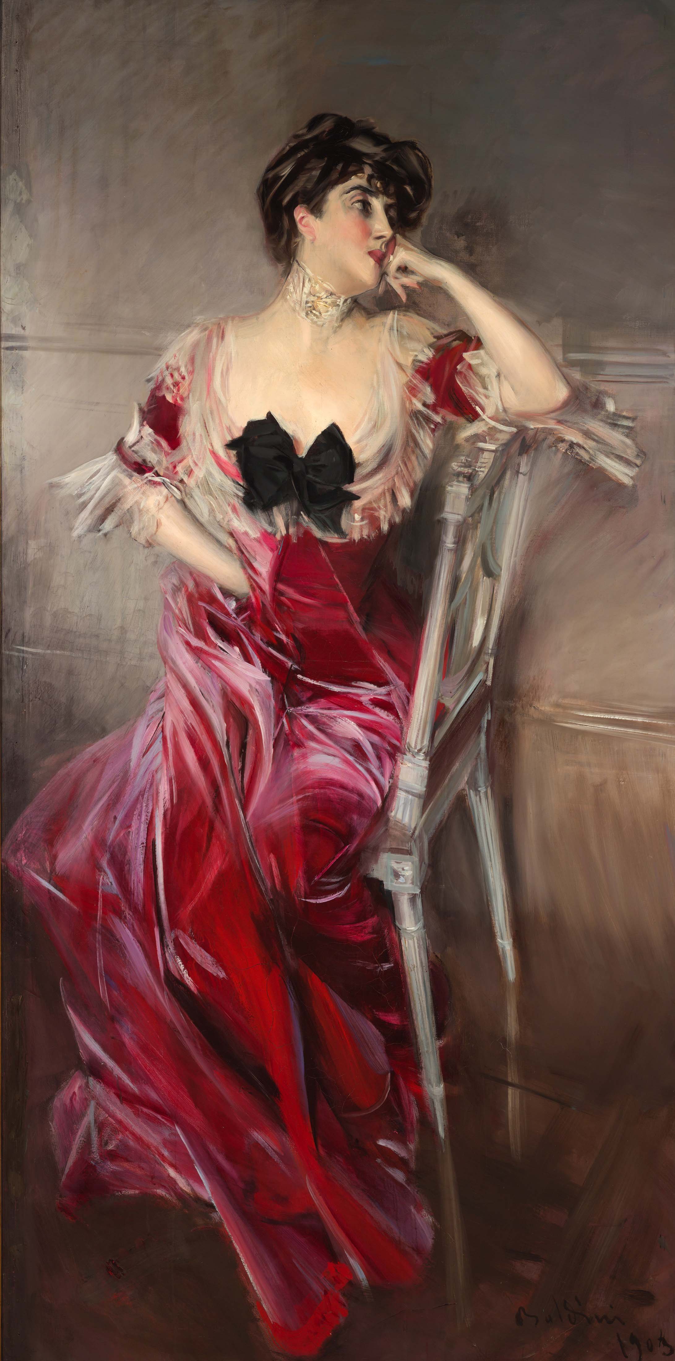 Portrait de Miss Bell - Giovanni Boldini