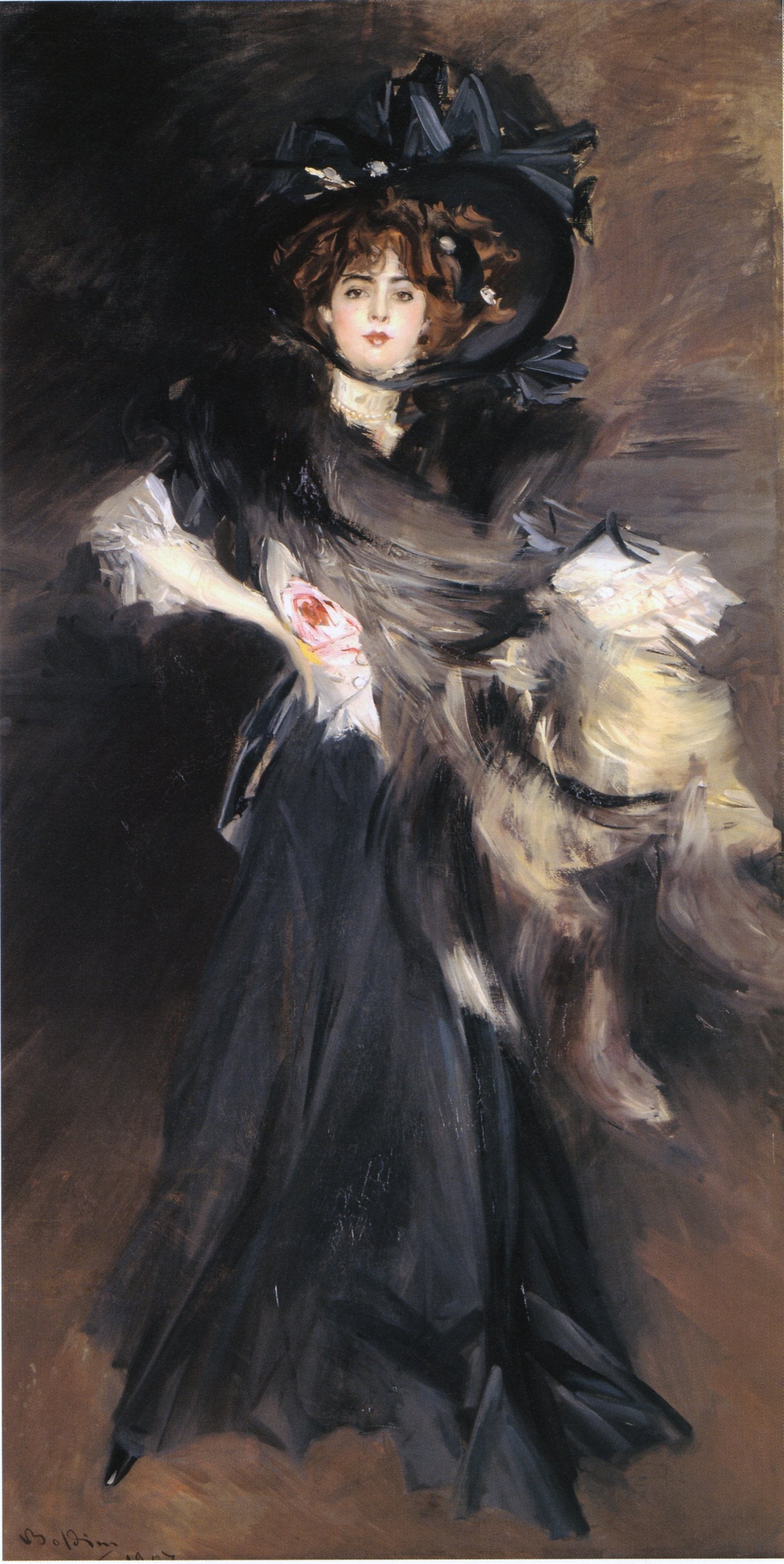 Portrait de Mlle Lantelme - Giovanni Boldini