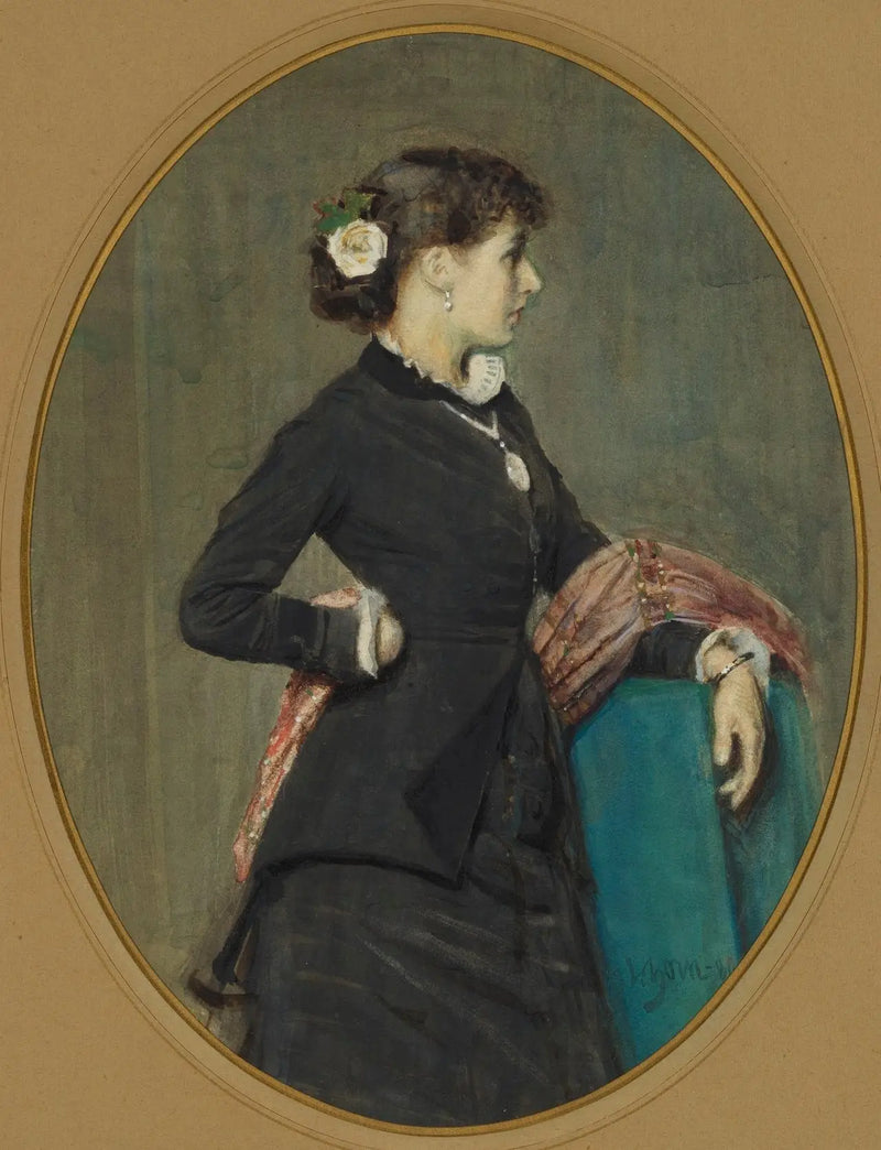 Portrait de Mlle Nyström - Anders Zorn