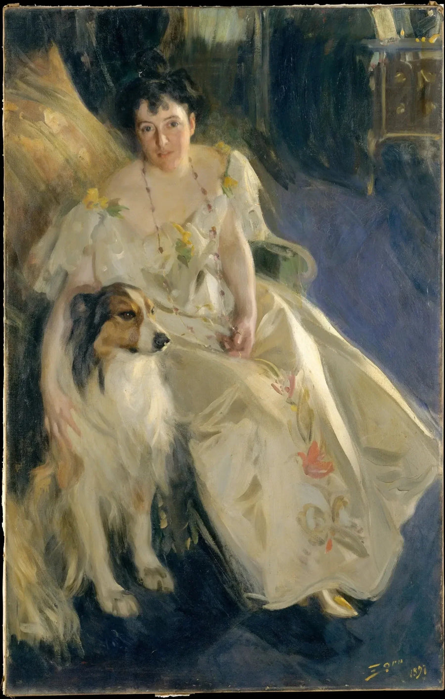 Portrait de Mme Bacon - Anders Zorn