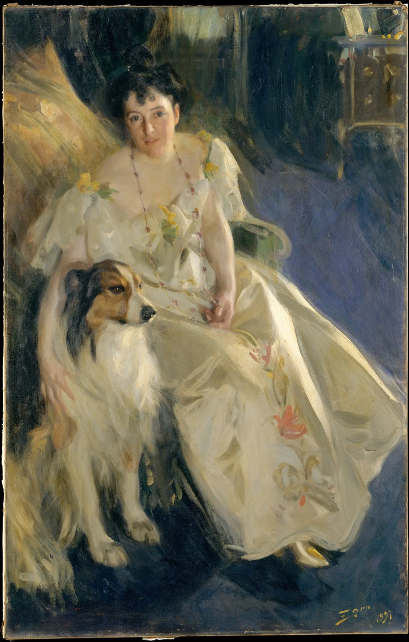 Portrait de Mme Bacon - Anders Zorn