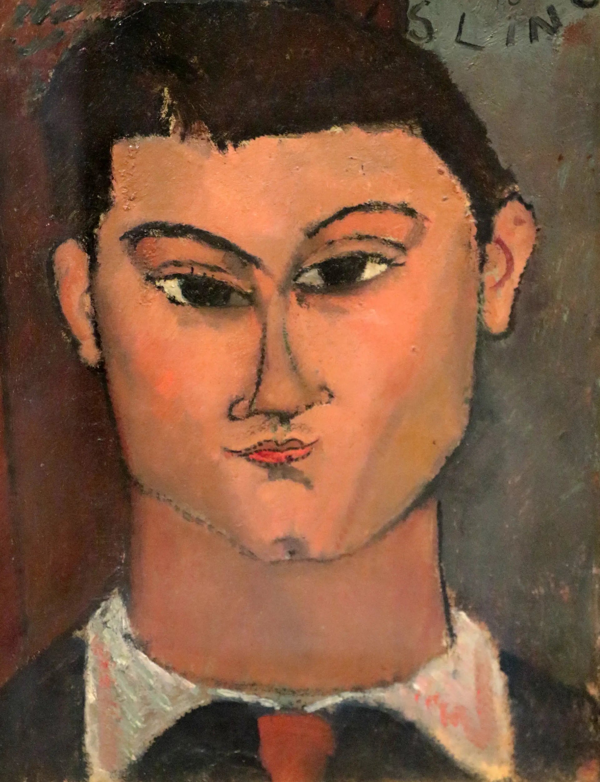 Portrait de Moïse Kisling - Amedeo Modigliani image 1 reproduction artisanale de tableau