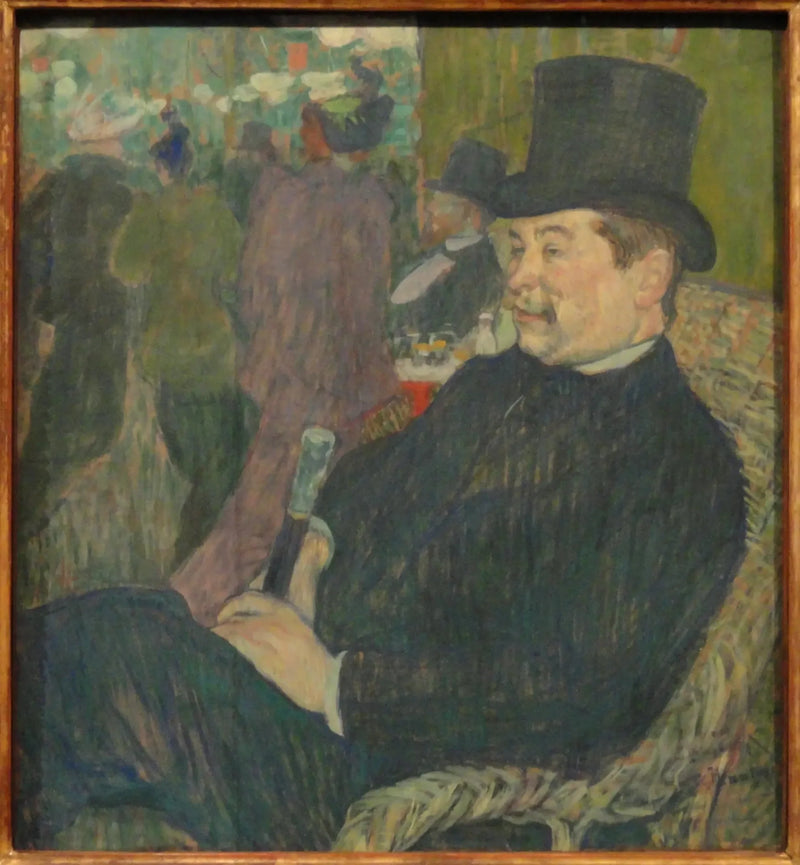 Portrait de Monsieur Delaporte au Jardin de Paris - Henri de Toulouse-Lautrec