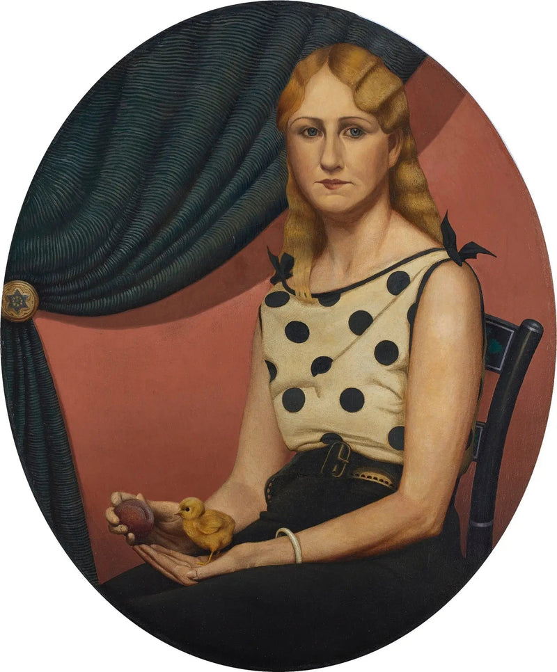 Portrait de Nan - Grant Wood