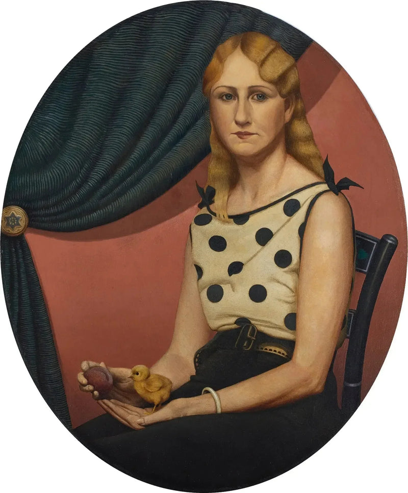 Portrait de Nan - Grant Wood