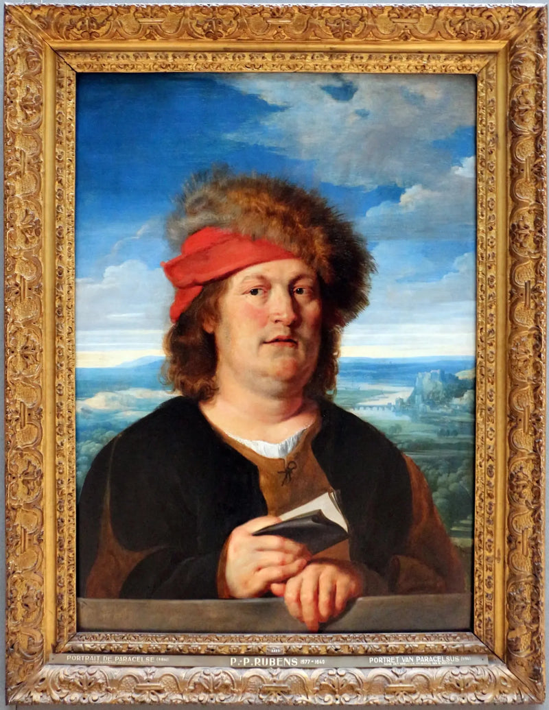 Portrait de Paracelse - Peter Paul Rubens