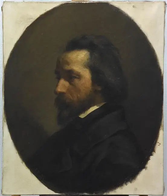 Portrait de Paul François Collot marchand de nouveautés - Jean-François Millet - Alpha Reproduction