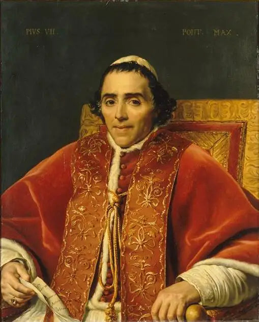 Portrait de Pie VII - Jacques-Louis David