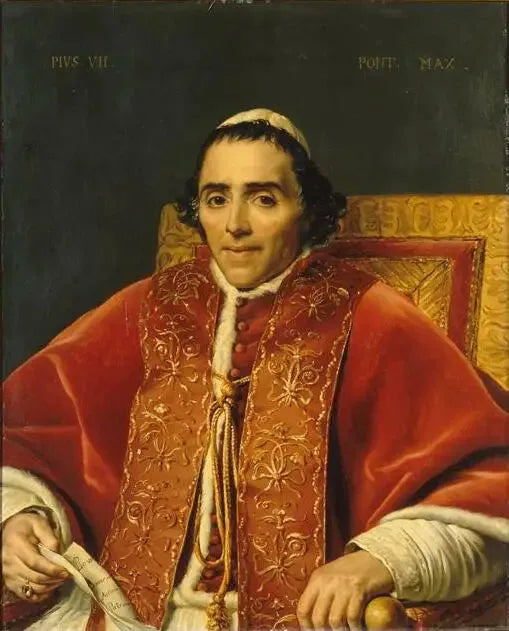 Portrait de Pie VII - Jacques-Louis David