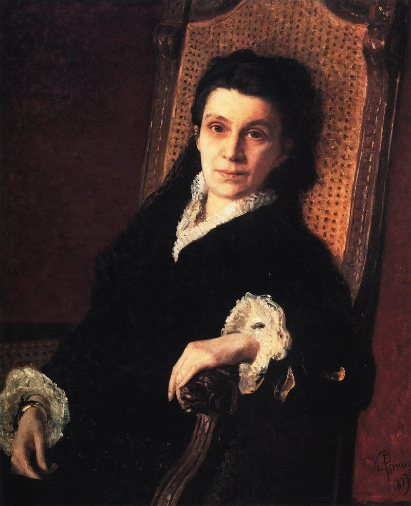 Portrait de Poliksena Stepanovna Stasova - Ilya Repin