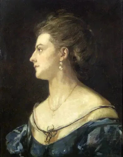 Portrait de sa femme - Viktor Madarász
