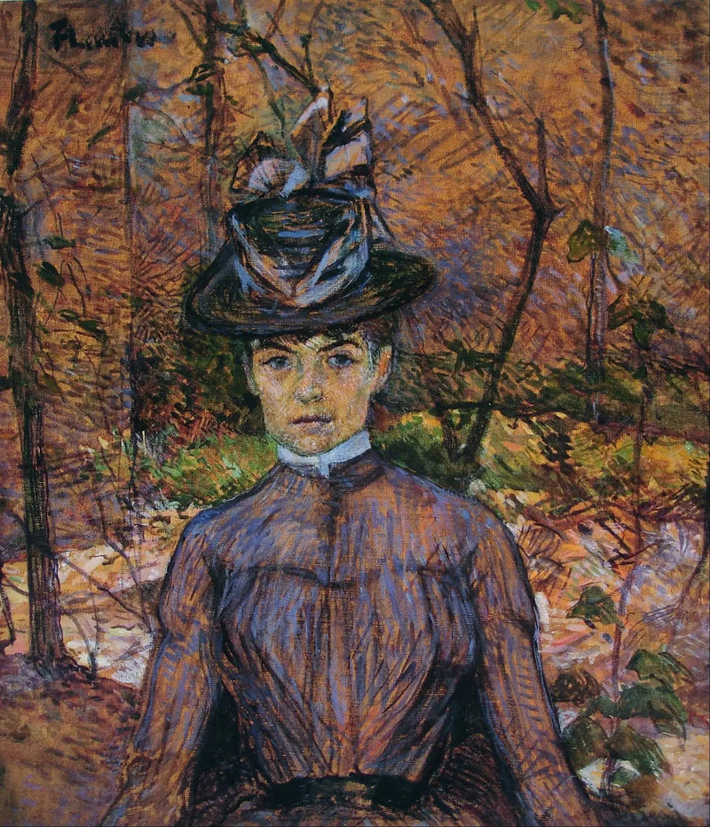 Portrait de Suzanne Valadon - Henri de Toulouse-Lautrec