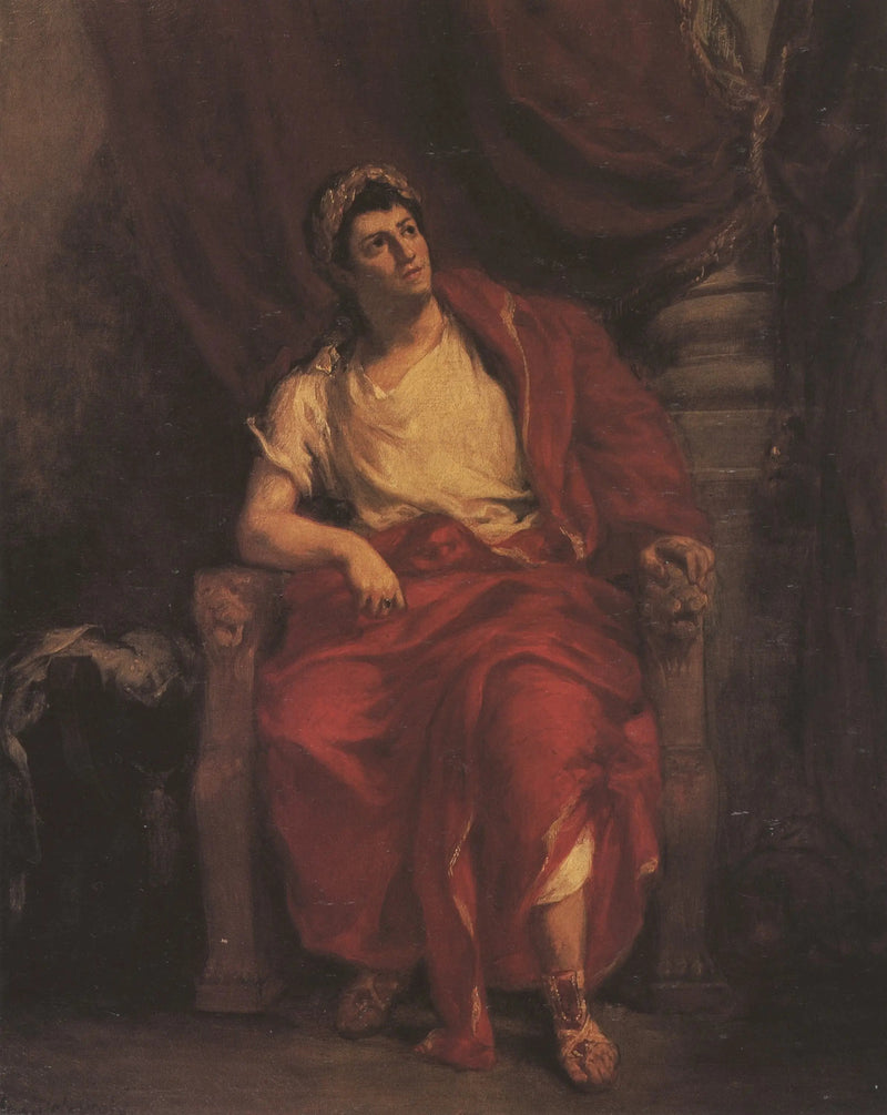 Portrait de Talma en Néron - Eugène Delacroix