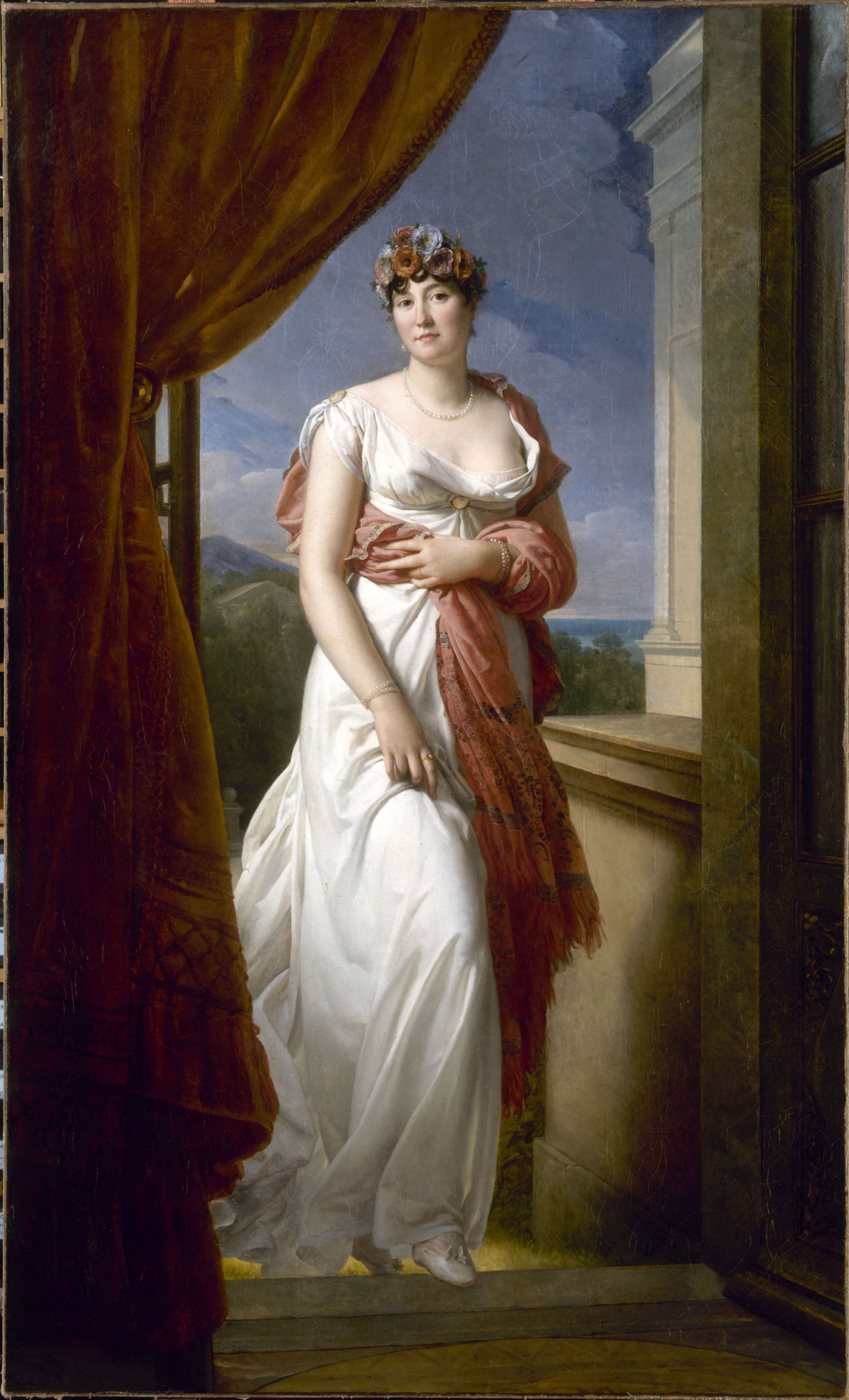 Portrait de Thérèse Cabarrus (1773-1835), épouse Tallien, puis princesse de Caraman-Chimay - François Gérard