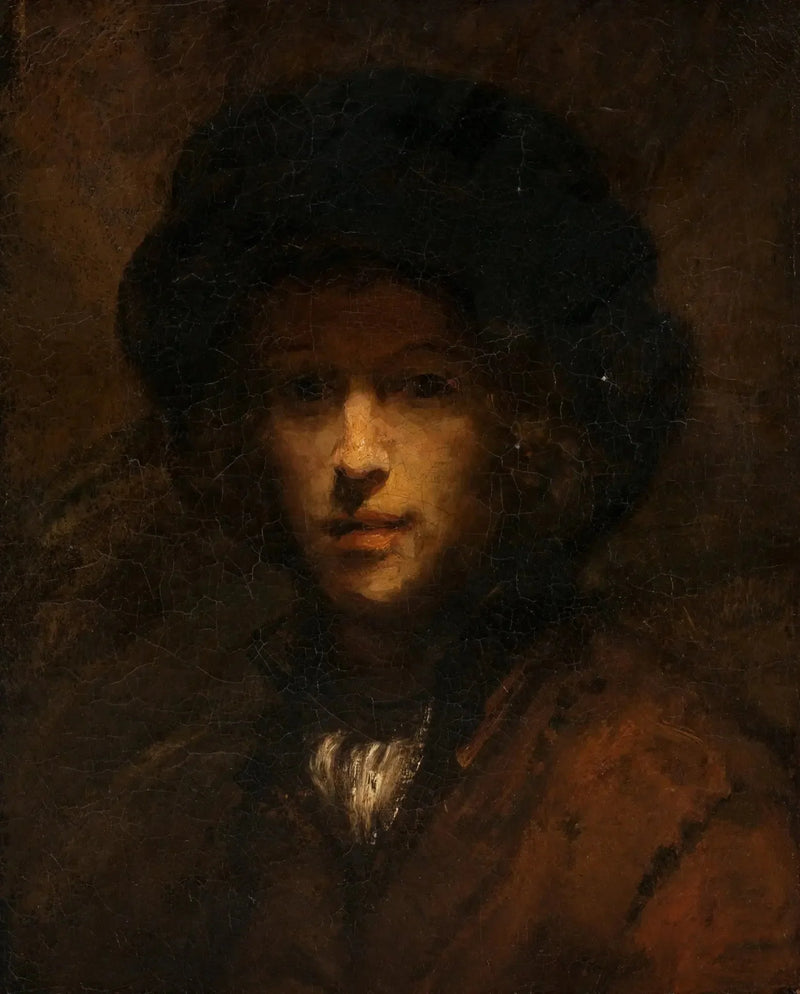 Portrait de Titus (surpeint enlevé entre 1908-1935) - Rembrandt