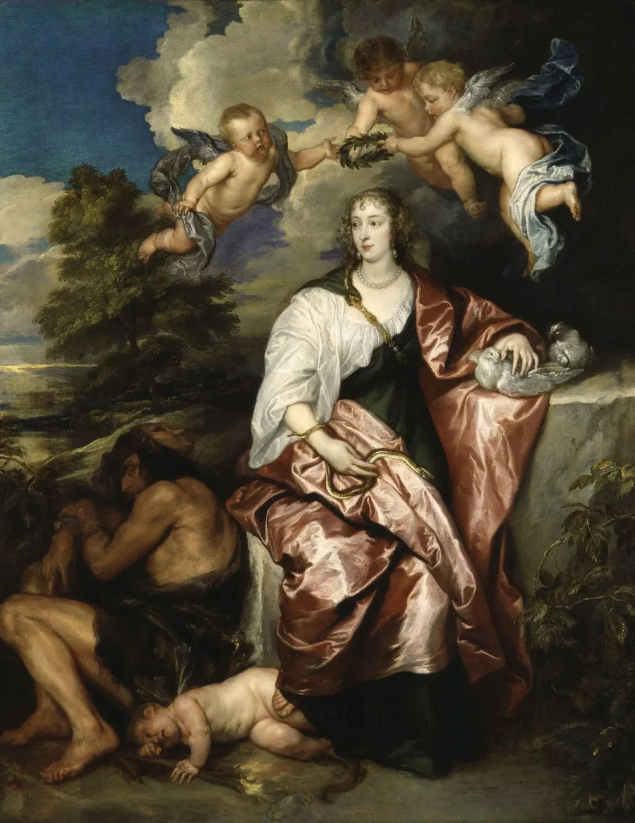 Portrait de Venetia, Lady Digby - Antoine van Dyck