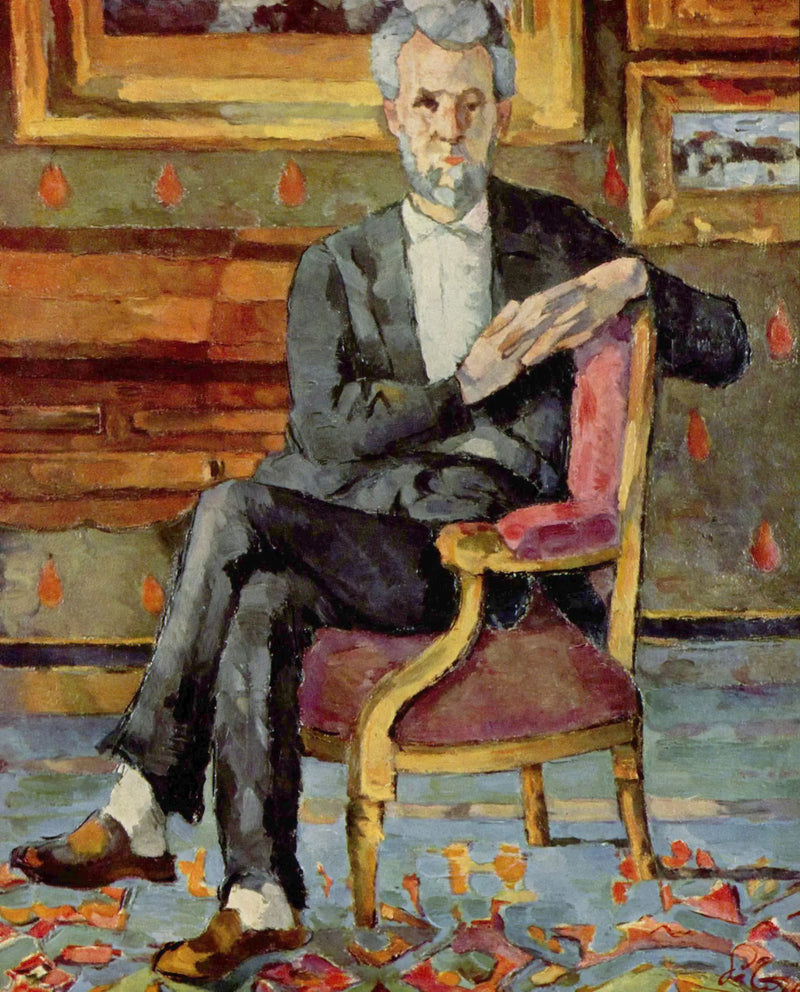 Portrait de Victor Chocquet assis - Paul Cézanne