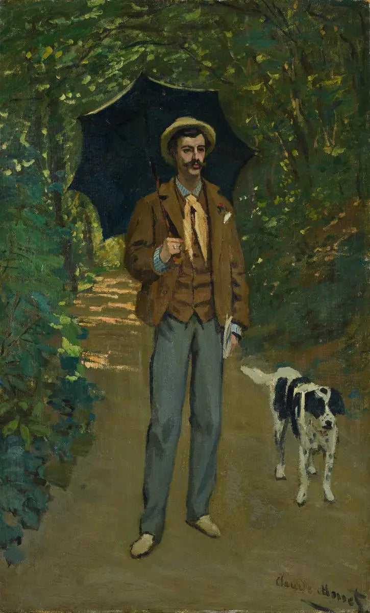 Portrait de Victor Jacquemont au parasol - Claude Monet