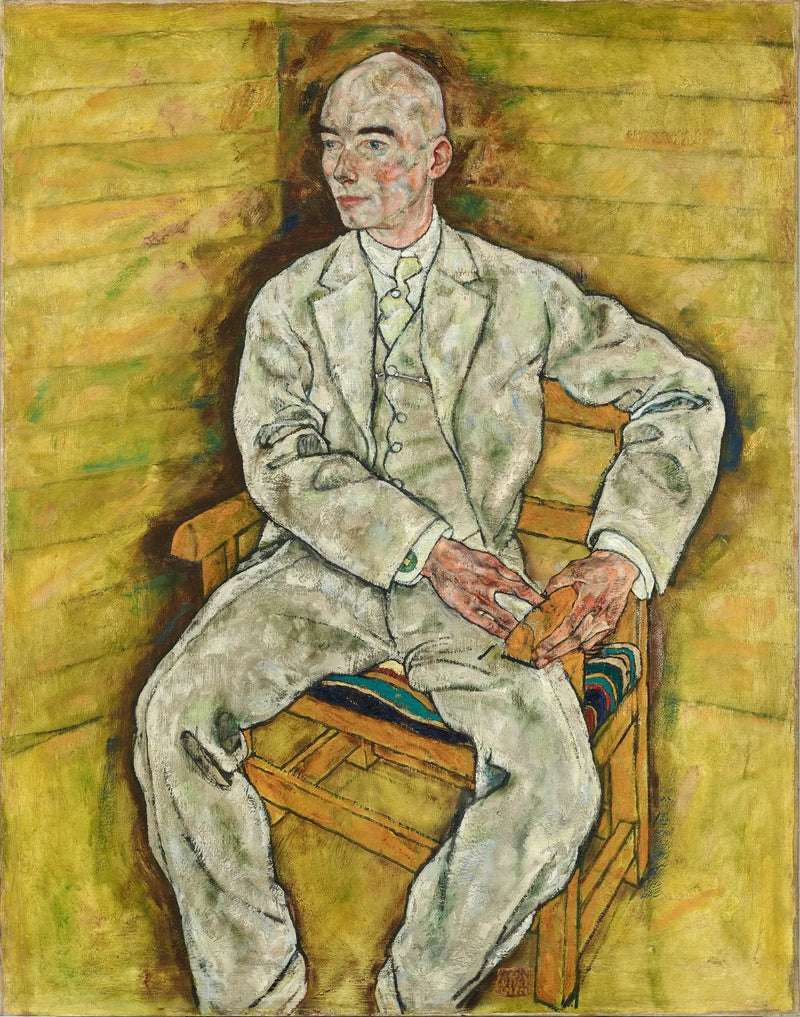 Portrait de Victor Ritter von Bauer - Egon Schiele