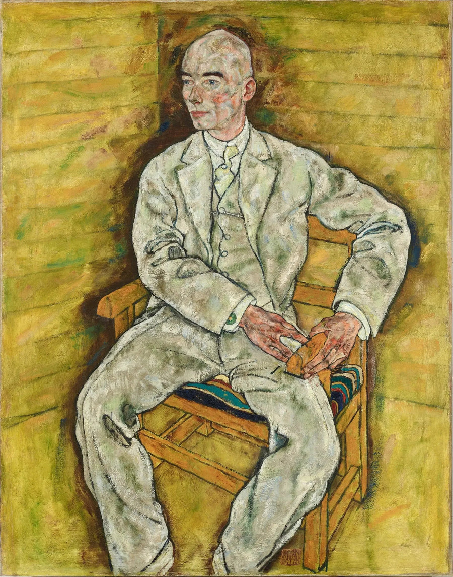 Portrait de Victor Ritter von Bauer - Egon Schiele