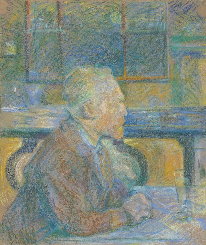 Portrait de Vincent van Gogh - Henri de Toulouse-Lautrec