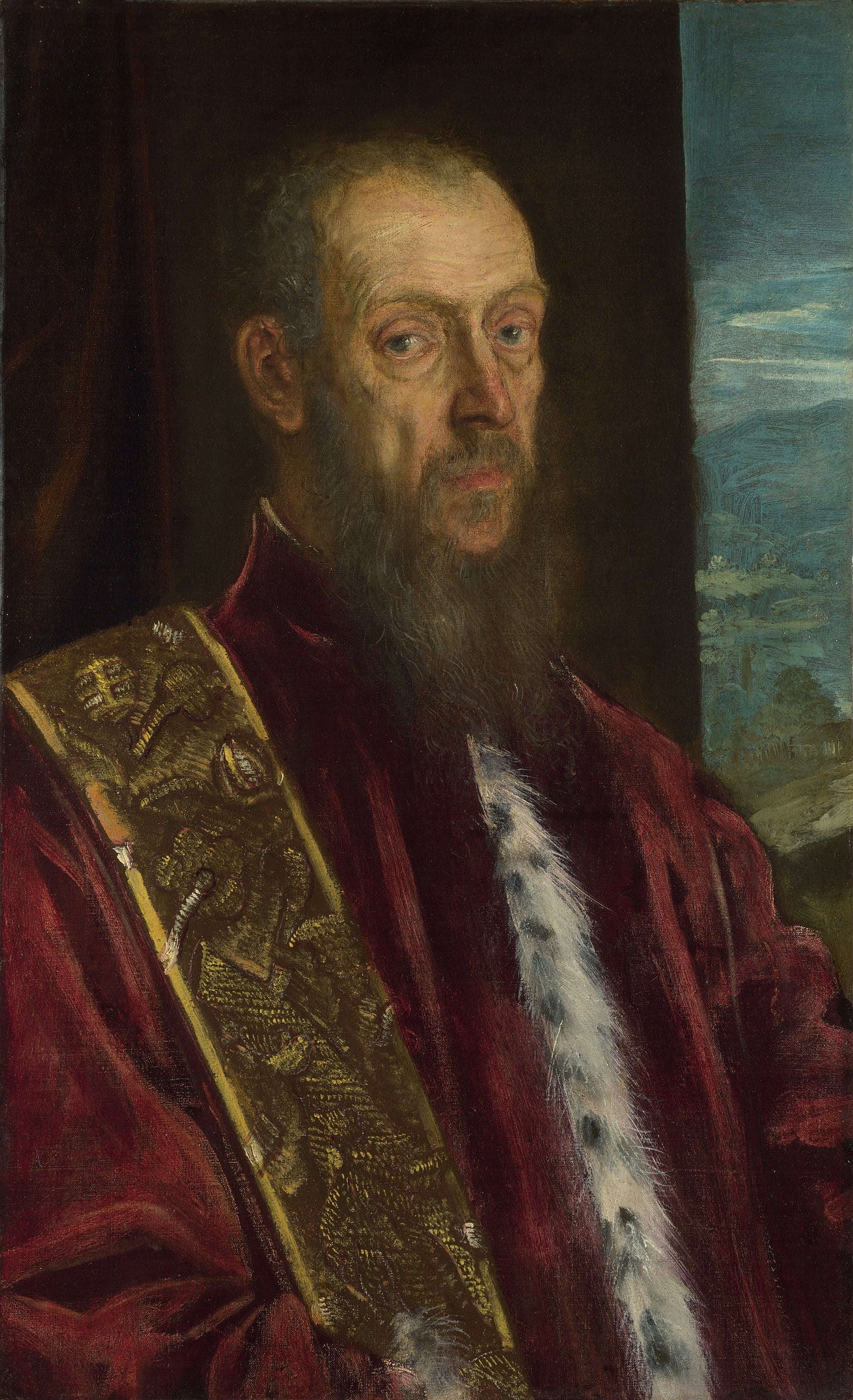 Portrait de Vincenzo Morosini - Jacopo Tintoretto image 1 tableau peint à l’huile sur toile