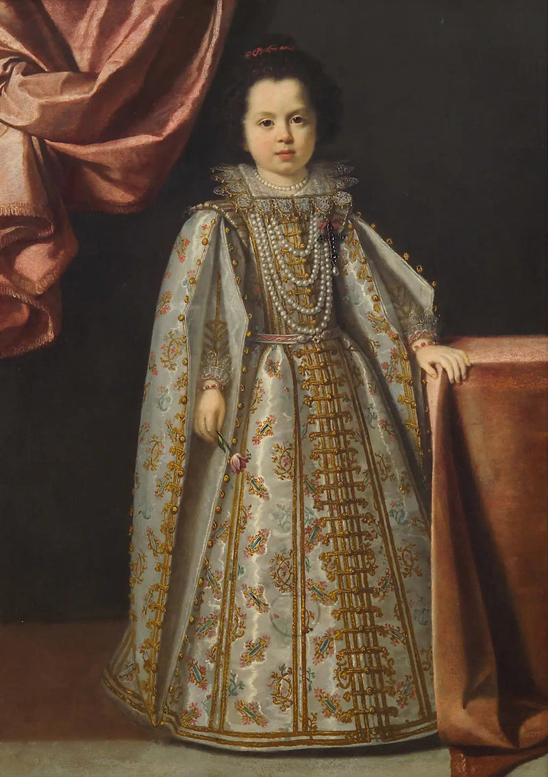 Portrait de Vittoria della Rovere (1622-1694) âgée de 4 ou 5 ans - Lorenzo Lippi