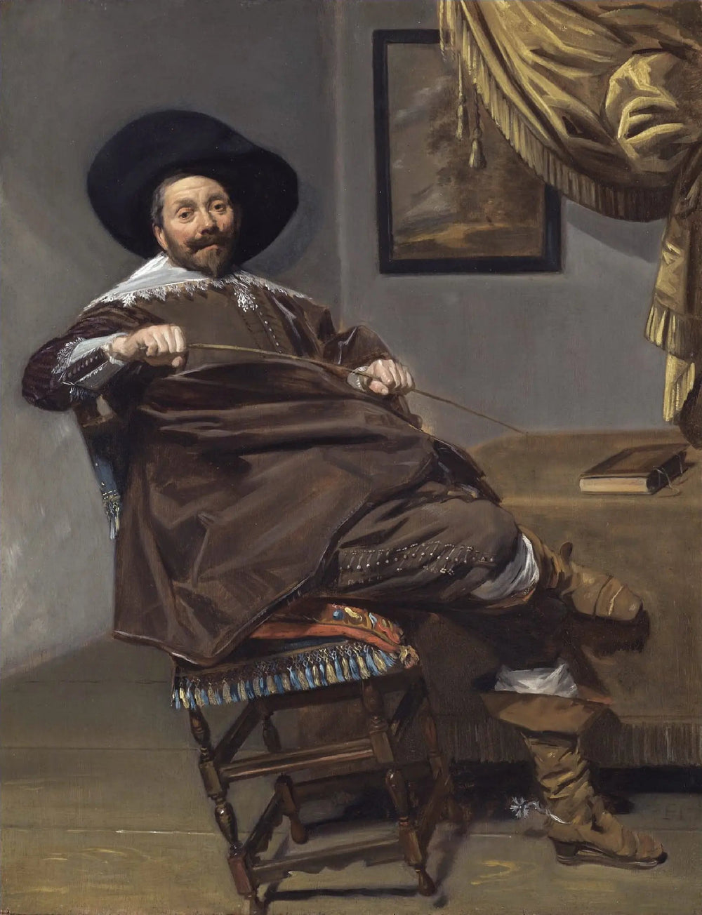 Portrait de Willem van Heythuysen (1585-1650) - Frans Hals image 1 copie peinte à la main à l’huile
